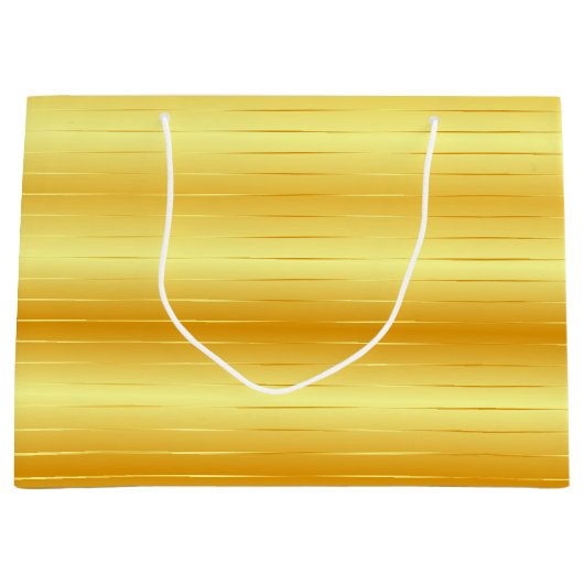 Gouden Elegante Moderne Glamoureuze Template Groot Cadeauzakje (Voorkant)