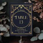 gouden elegante mystieke tarot bruiloft kaart<br><div class="desc">Elegant en modern bruiloftsontwerp geïnspireerd door een tarotkaart. OPMERKING: Het goud in dit ontwerp is GEEN echte folie. Items worden precies afgedrukt zoals ze op uw scherm verschijnen wanneer u aan het winkelwagentje toevoegt, dus personaliseer en voeg elk tabelnummer toe dat u nodig hebt en voeg het individueel toe aan...</div>