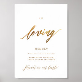 Gouden Elegante Script Typografie Poster