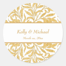 Gouden Elegante Stijl Huwelijk