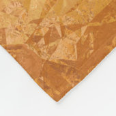 Gouden Elegantie: Abstracte luxe achtergrond Fleece Deken (Hoek)
