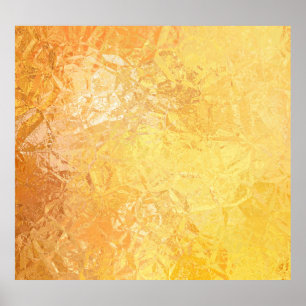 Gouden Elegantie: Abstracte luxe achtergrond Poster