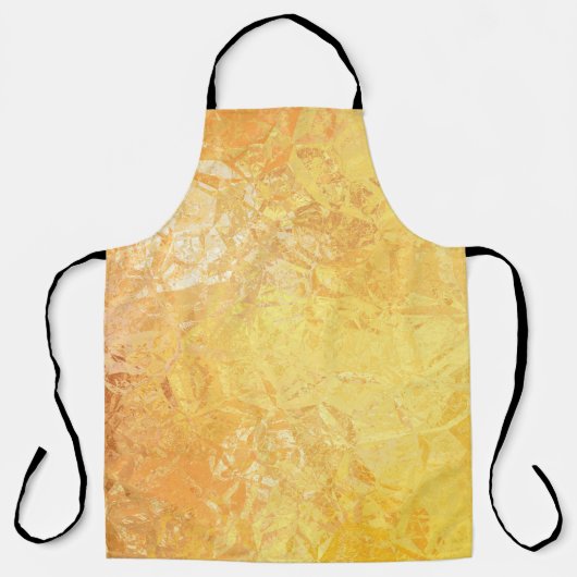 Gouden Elegantie: Abstracte luxe achtergrond Schort (Voorkant)