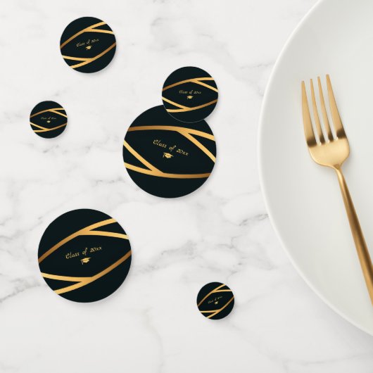 Gouden Elegantie Afstudeerklas Confetti (Groep)
