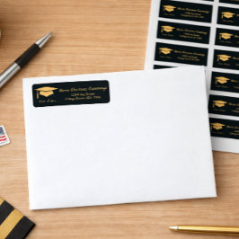 Gouden Elegantie Afstudeerklas Etiket