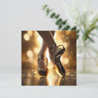 Gouden Elegantie: Ballerina'schoenen op Gouden Bok