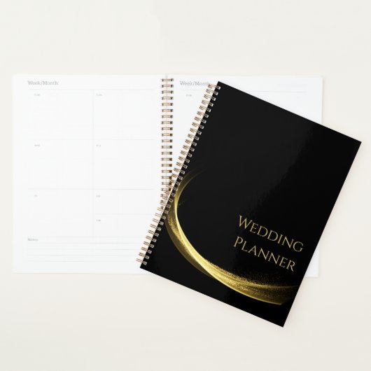 Gouden Elegantie- Bruiloft-Planner Planner (Display)