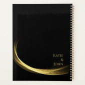Gouden Elegantie- Bruiloft-Planner Planner (Achterkant)