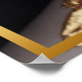 Gouden Elegantie Goddelijke Reflecties Salon & Spa Poster (Hoek)