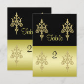 Gouden Elegantie Kaart (Voorkant / Achterkant)