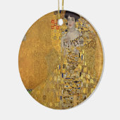 Gouden elegantie: meesterwerk van Gustav Klimt Keramisch Ornament (Links)