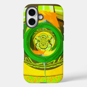 Gouden Elegantie: Mooie Afrikaanse Gele Roos Kunst iPhone 16 Hoesje