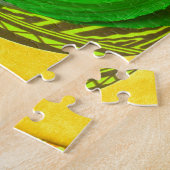 Gouden Elegantie: Mooie Afrikaanse Gele Roos Kunst Legpuzzel (Zijkant)