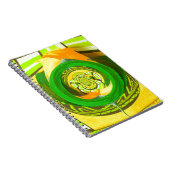 Gouden Elegantie: Mooie Afrikaanse Gele Roos Kunst Notitieboek (Rechterzijde)