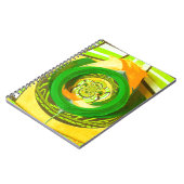 Gouden Elegantie: Mooie Afrikaanse Gele Roos Kunst Notitieboek (Linkerzijde)