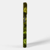 Gouden Elektrische Plasma Fractale Kunst Case-Mate iPhone Case (Achterkant / Rechts)