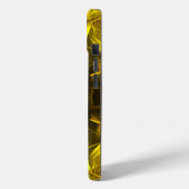Gouden Elektrische Plasma Fractale Kunst Case-Mate iPhone Case (Achterkant / Links)