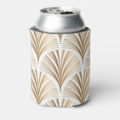 Gouden elementen: witte art deco blikjeskoeler (Blikje Achterkant)