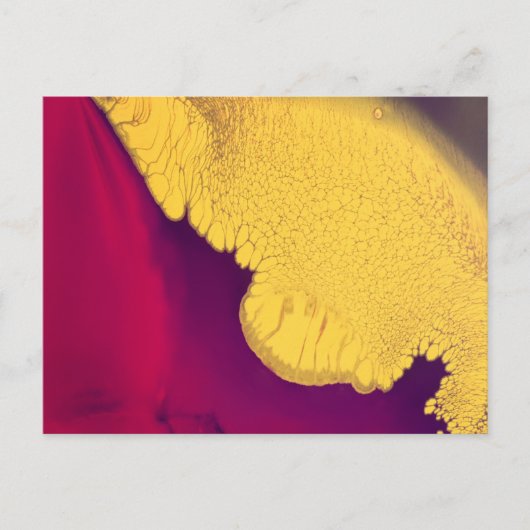 Gouden Ember Abstract Briefkaart (Voorkant)