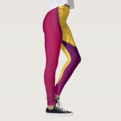 Gouden Ember Abstract Leggings (Rechts)