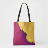 Gouden Ember Abstract Tote Bag (Voorkant)
