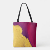 Gouden Ember Abstract Tote Bag (Achterkant)