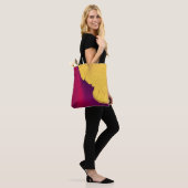 Gouden Ember Abstract Tote Bag (Op model)