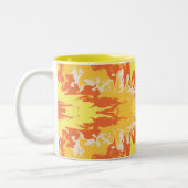 Gouden Ember Abstracte Mok (Links)