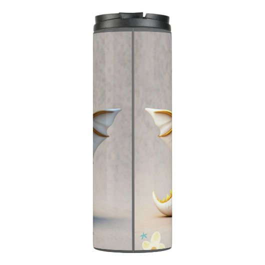 Gouden Ember Dragon Thermosbeker (Achterkant)