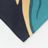 Gouden Emerald Marmeren Achtergrond Luxe Fleece Deken (Hoek)