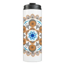 Gouden en blauwe stip Mandela