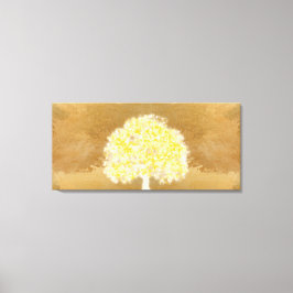 Gouden en Gele Boom des Levens in de Hemel | Chris Canvas Afdruk