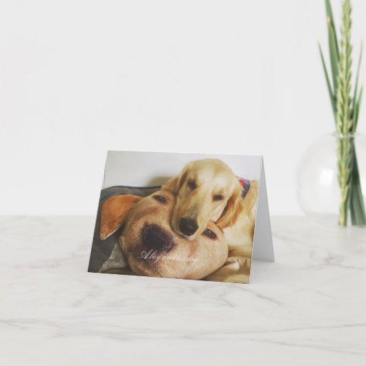 Gouden en gouden blanco kaart (Voorkant)