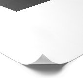 Gouden en Grijze Klasse van 2025 Afstuderen Poster (Hoek)