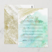 Gouden en Groene Bucket List Kaarten (Voorkant / Achterkant)