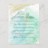 Gouden en Groene Bucket List Kaarten (Voorkant)