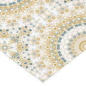 Gouden en groene geometrische mandala patroon medium tafelloper (Hoek)