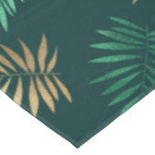 Gouden en groene glitter op tropische bladeren tafelkleed (Gekanteld)