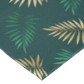 Gouden en groene glitter op tropische bladeren tafelkleed (Gekanteld)