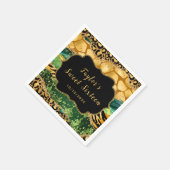 Gouden en Groene Safari Agaat Zoet Zestien Servet (Hoek)