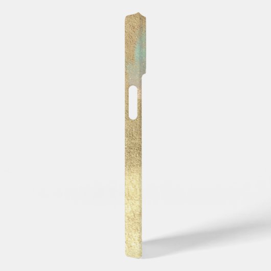 Gouden en iriserende glitter textuur Case-Mate iPhone case (Achterkant / Rechts)