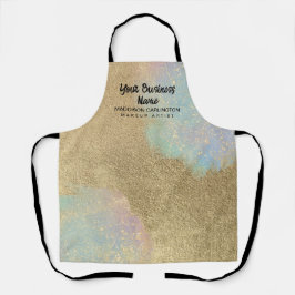 Gouden en iriserende glitter textuur schort