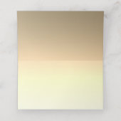 Gouden en Paarse Bruiloft Plaatskaartje (Binnenkant ongevouwen)
