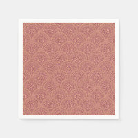 Gouden en paarse mandala golven patroon