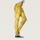 gouden en rode leggings (Rechts)