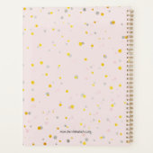 Gouden en Roze Coördinator Planner (Achterkant)