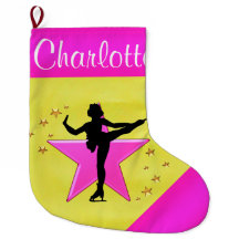 GOUDEN EN ROZE GEPERSONALISEERDE SCHAATSKOUSEN