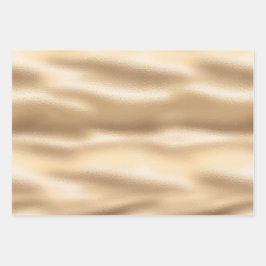 Gouden en Roze Glam Glitter Inpakpapier Vel