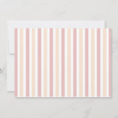 Gouden en Roze Sprinkles Vrijgezellenfeest Party Kaart (Achterkant)