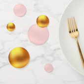 Gouden en roze tafel Confetti (Groep)